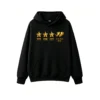 Buzo capucha Malvinas 3 estrellas, doble estampado oversize unisex