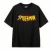 1 Remera Spiderman doble estampado oversize algodón