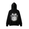 2 Buzo capucha BTS, doble estampado oversize unisex algodón
