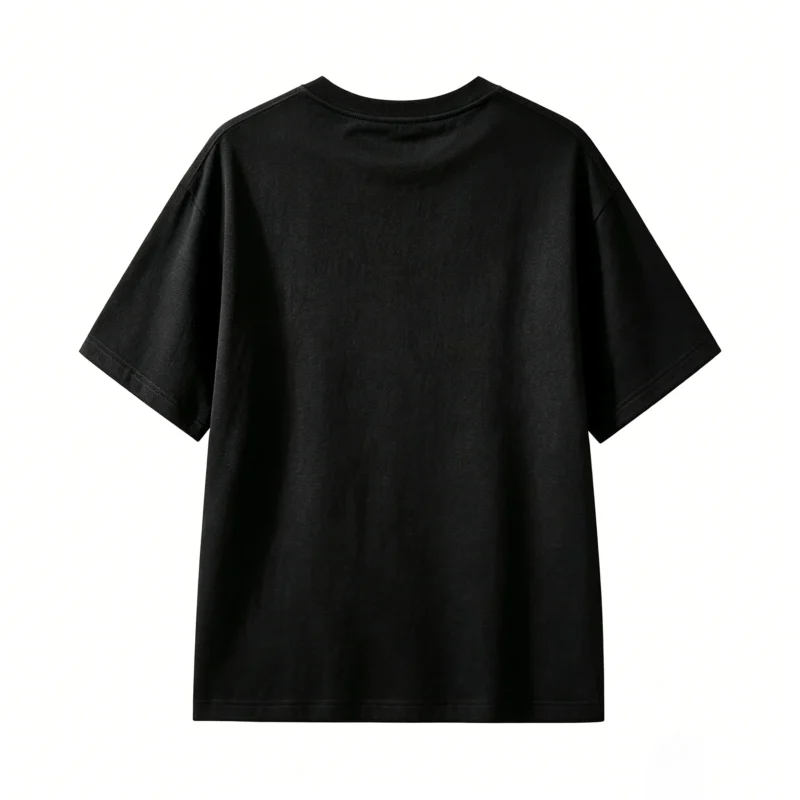 Remera hámster musculoso, estampado frontal oversize algodón