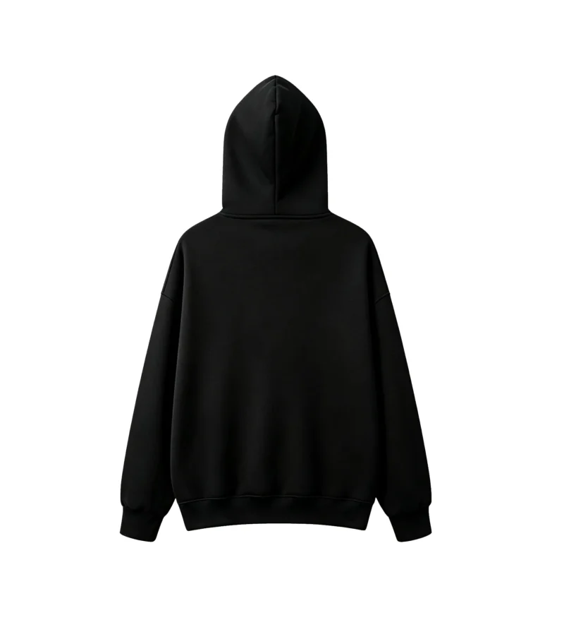 2 Buzo capucha hámster gym, estampado frontal oversize unisex