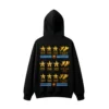 2 Buzo Argentina 3 estrellas, doble estampado oversize unisex