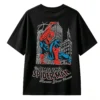 2 Remera Spiderman doble estampado oversize algodón