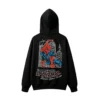2 Buzo capucha Spiderman, doble estampado oversize algodón