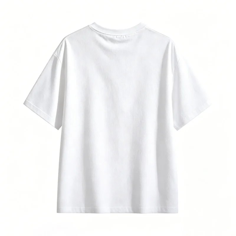Remera hámster musculoso, estampado frontal oversize algodón