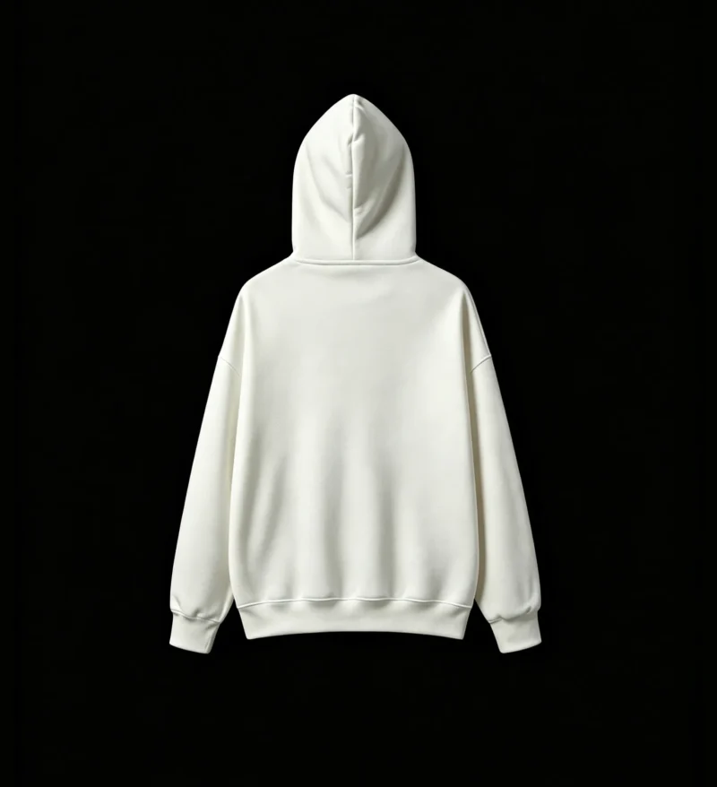 4 Buzo capucha hámster gym, estampado frontal oversize unisex