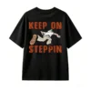 主图_01 KEEP ON STEPPIN RUNNING CARTOON GRAPHIC BACK PRINT TEE