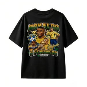 主图_01 Ronaldo Nazario O Fenomeno Back Print T-Shirt
