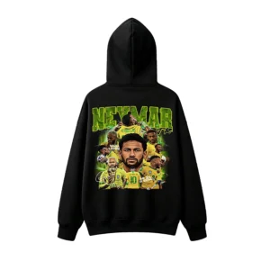 主图_01 Neymar Jr Brazil Soccer Back Print Hoodie