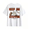 主图_02 KEEP ON STEPPIN RUNNING CARTOON GRAPHIC BACK PRINT TEE