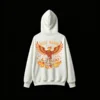 主图_02 Rise Again Phoenix Bird Flame Back Print Hoodie