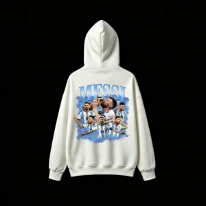 主图_02 Messi Argentina World Cup Back Print Hoodie
