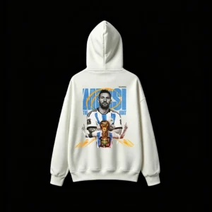 主图_02 Lionel Messi The Goat World Cup Champion Back Print Hoodie