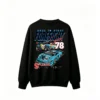 主图_1 Racing Car Dare To Start Speed 78 Graphic Crew Neck Sweatshirt