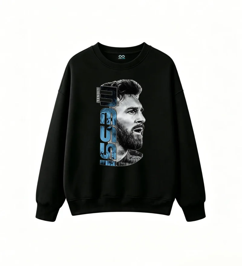 Lionel Messi Graphic Print Sweatshirt