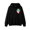 Buzo con Capucha Algodón Estampado Corazón Frutilla Arte Surrealista