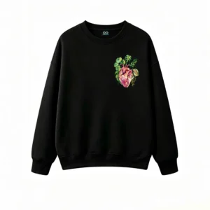 主图_1 Buzo Cuello Redondo Algodón Estampado Corazón Botánico Nature Premium