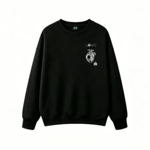 主图_1 Buzo Cuello Redondo Algodón Estampada Corazón Fútbol Amor Regalo Premium