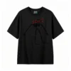 Remera Algodón Estampado Esqueleto Estilo Urbano Oversize