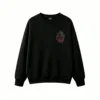主图_1 Buzo Cuello Redondo Algodón Estampada Corazón Fuego Diseño Urbano Oversize