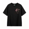 Remera Algodón Estampado Corazón Rosas Estilo Vintage Trendy