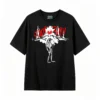 Remera Algodón Estampado Skeleton Oversize Diseño Urbano
