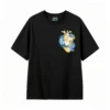 Remera Algodón Estampado Corazón Floral Diseño Artístico