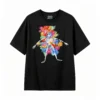 主图_1 Remera Algodón Estampado Esqueleto Flores Color Full Print