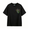 Remera Algodón Estampado Corazón Floral Botánico Premium