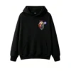 主图_1 Buzo con Capucha Algodón Estampado Corazón Floral Diseño Artístico