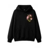 Buzo con Capucha Algodón Estampado Corazón Floral Diseño Artístico Premium