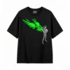主图_1 Remera Algodón Estampado Alas Neón Diseño Urbano Oversize
