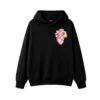 Buzo con Capucha Algodón Estampado Corazón Floral Diseño Vintage Premium