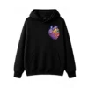主图_1 Buzo con Capucha Algodón Estampado Corazón Anatómico Flores Premium