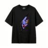 主图_1 Remera Algodón Estampado Rayo Fuego Estilo Urbano Premium
