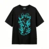 主图_1 Remera Algodón Estampado Neón Abstracto Oversize Premium