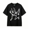 主图_1 Remera Algodón Estampado Esqueleto Rock Grunge Calidad Premium
