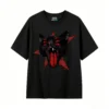 主图_1 Remera Algodón Estampado Gato Ocultista Grunge Oversize Moda