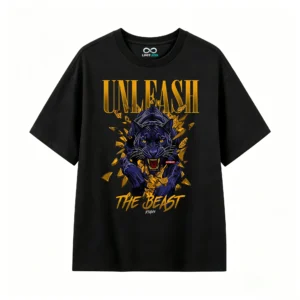 主图_1 Remera Algodón Estampa Pantera Unleash Diseño Urbano Premium