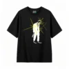 Remera Algodón Estampado Urbano Diseño Abstracto Oversize