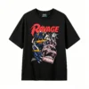 主图_1 Remera Algodón Estampada Ravage Calavera Pantera Rock Oversize