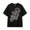 VINTAGE OLD SCHOOL CROCODILE SKELETON PRINT TEE