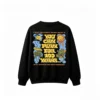 主图_1 Retro Frog Graphic 100 Years Sweatshirt
