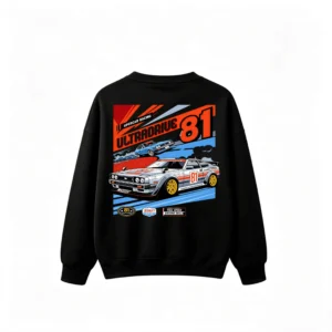 主图_1 Ultradrive 81 Racing Back Print Sweatshirt