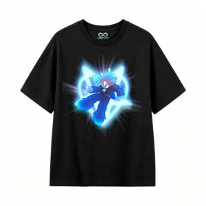 Remera Algodón Estampado Anime Cyberpunk Urbano Oversize