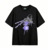 Remera Algodón Estampa Cyberpunk Glitch Arte Urbano Premium