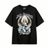 Remera Algodón Holy Creator Estampado Ángel Oversize Urbano