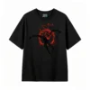 主图_1 Remera Algodón Estampado Círculo Abstracto Oversize Urbano