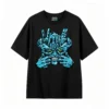 Remera Algodón Estampada Diseño Surrealista Estilo Urbano