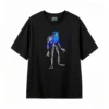 Remera Algodón Estampado Esqueleto Rayos Diseño Urbano Premium